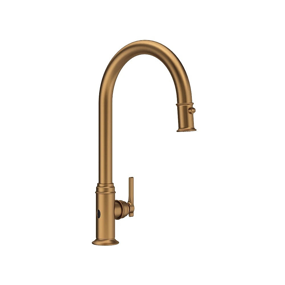 Perrin & Rowe U.SB53D1LMEB Southbank™ Pull-Down Touchless Kitchen Faucet - English Bronze