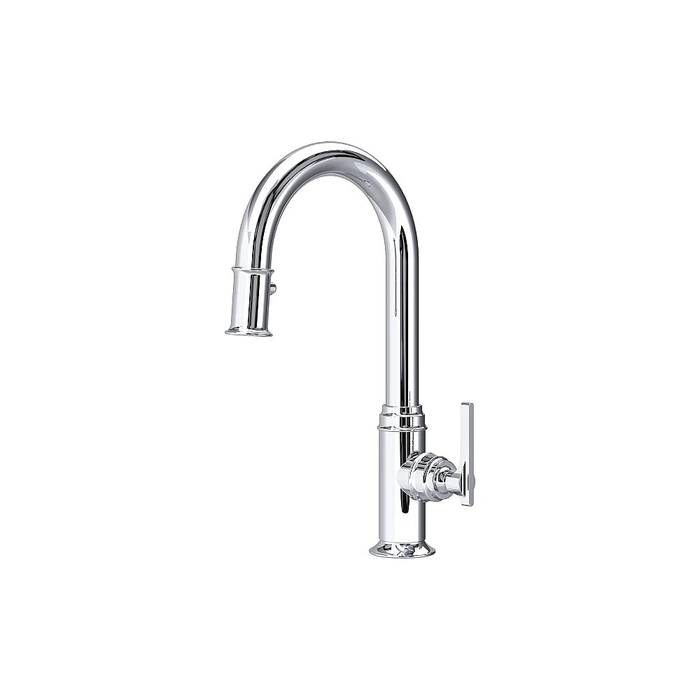 Perrin & Rowe U.SB65D1LMAPC Southbank™ Pull-Down Bar/Food Prep Kitchen Faucet - Polished Chrome