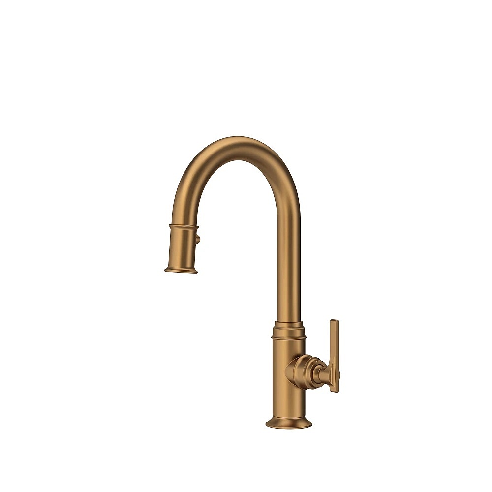 Perrin & Rowe U.SB65D1LMEB Southbank™ Pull-Down Bar/Food Prep Kitchen Faucet - English Bronze