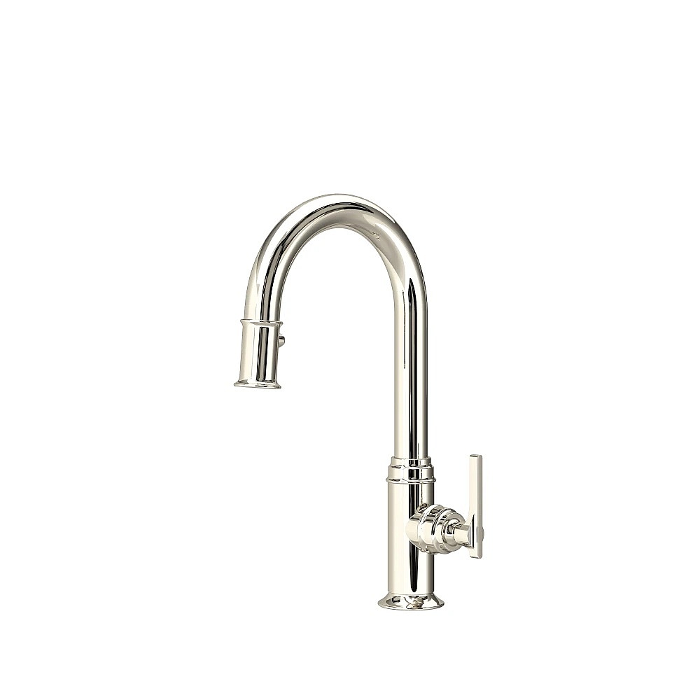 Perrin & Rowe U.SB65D1LMPN Southbank™ Pull-Down Bar/Food Prep Kitchen Faucet - Polished Nickel