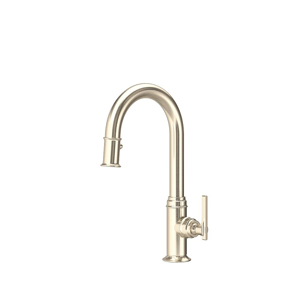 Perrin & Rowe U.SB65D1LMSTN Southbank™ Pull-Down Bar/Food Prep Kitchen Faucet - Satin Nickel