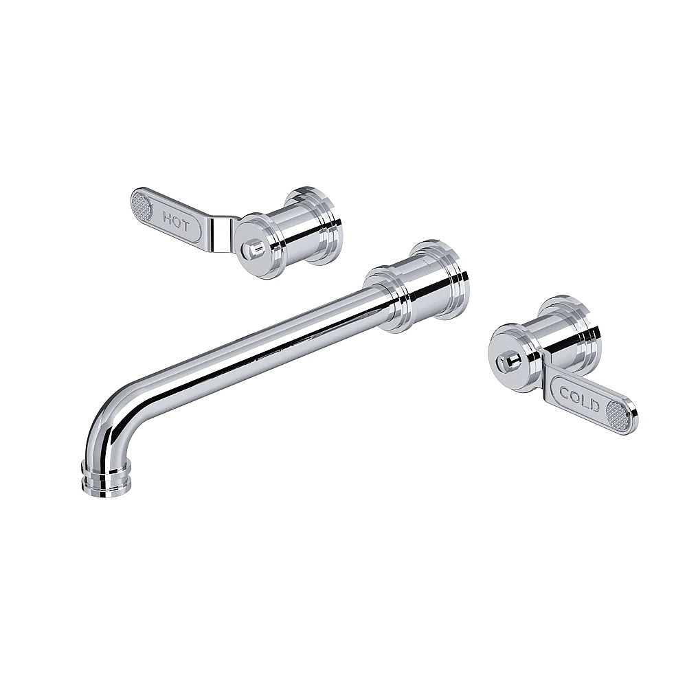 Perrin & Rowe U.TAR06W3HTAPC Armstrong™ Wall Mount Tub Filler Trim - Polished Chrome
