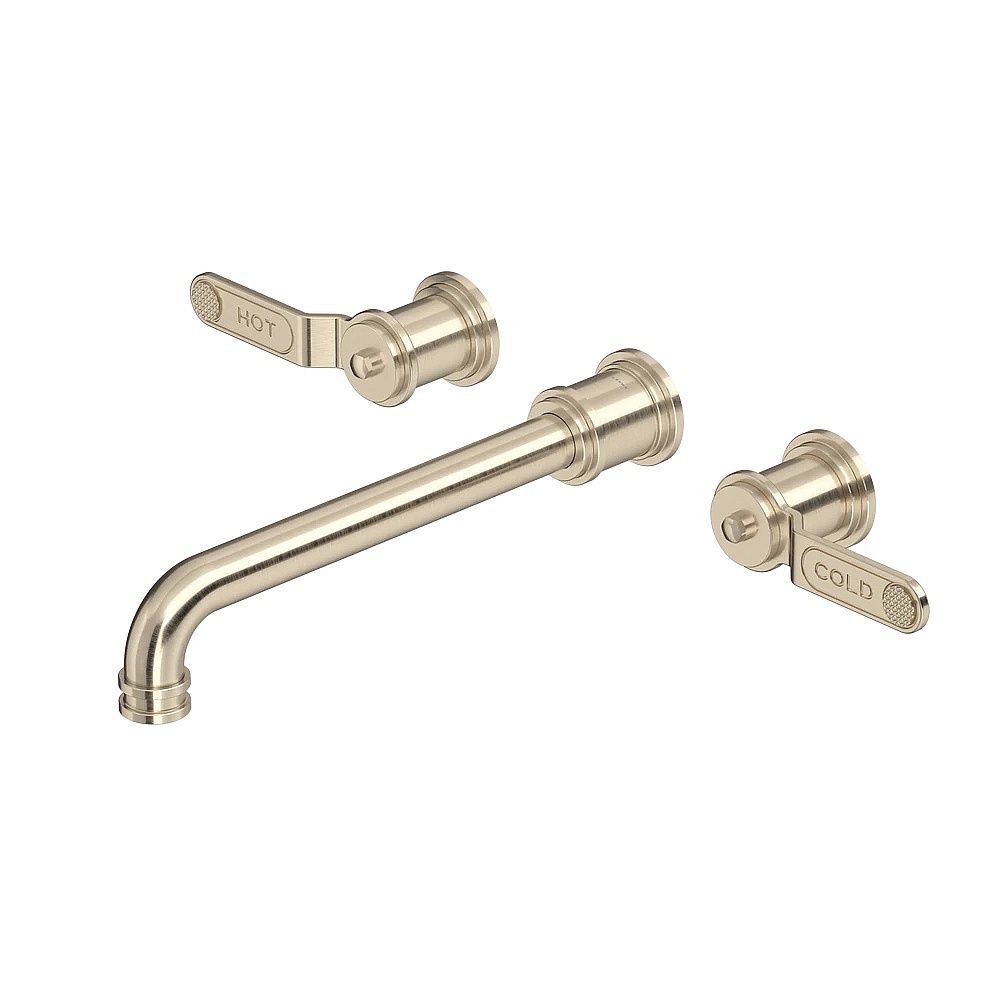Perrin & Rowe U.TAR06W3HTSTN Armstrong™ Wall Mount Tub Filler Trim - Satin Nickel