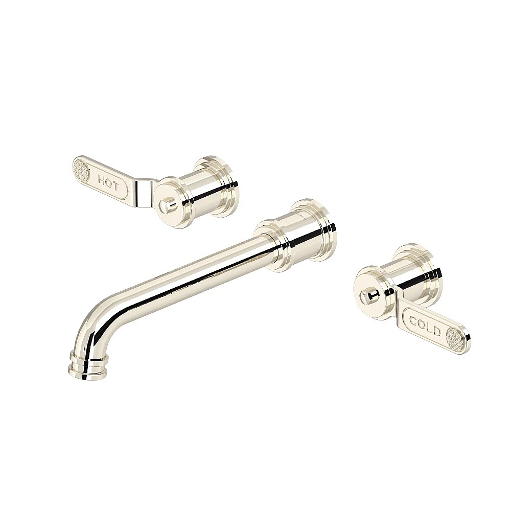 Perrin & Rowe U.TAR08W3HTPN Armstrong™ Wall Mount Lavatory Faucet Trim - Polished Nickel