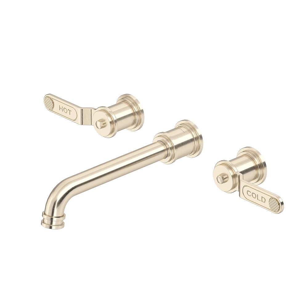 Perrin & Rowe U.TAR08W3HTSTN Armstrong™ Wall Mount Lavatory Faucet Trim - Satin Nickel