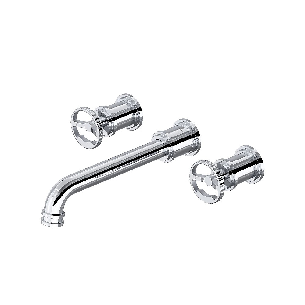 Perrin & Rowe U.TAR08W3IWAPC Armstrong™ Wall Mount Lavatory Faucet Trim - Polished Chrome