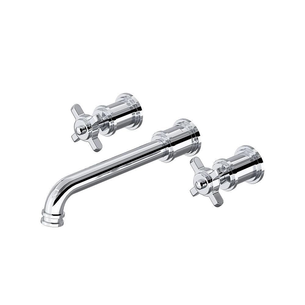 Perrin & Rowe U.TAR08W3XMAPC Armstrong™ Wall Mount Lavatory Faucet Trim - Polished Chrome