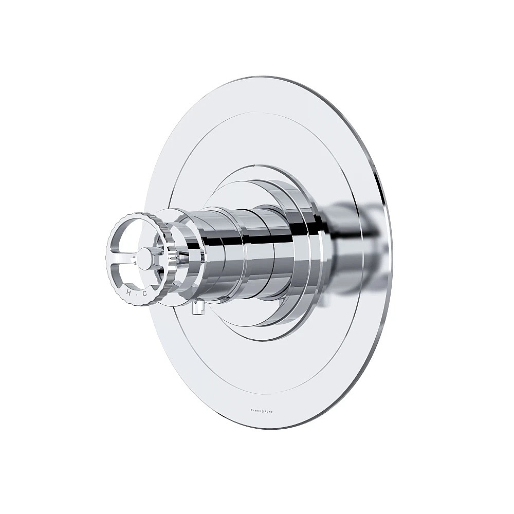 Perrin & Rowe U.TAR13W1IWAPC Armstrong™ 3/4" Thermostatic Trim Without Volume Control - Polished Chrome