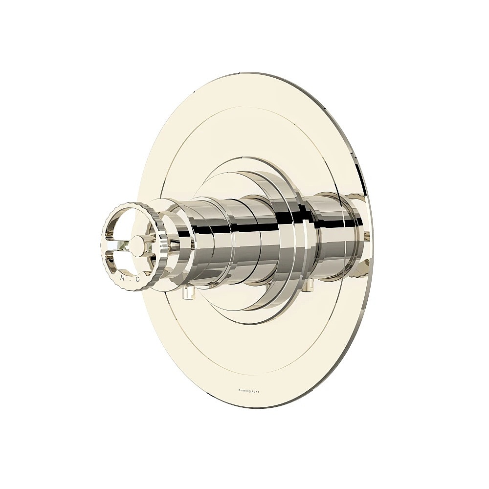 Perrin & Rowe U.TAR13W1IWPN Armstrong™ 3/4" Thermostatic Trim Without Volume Control - Polished Nickel