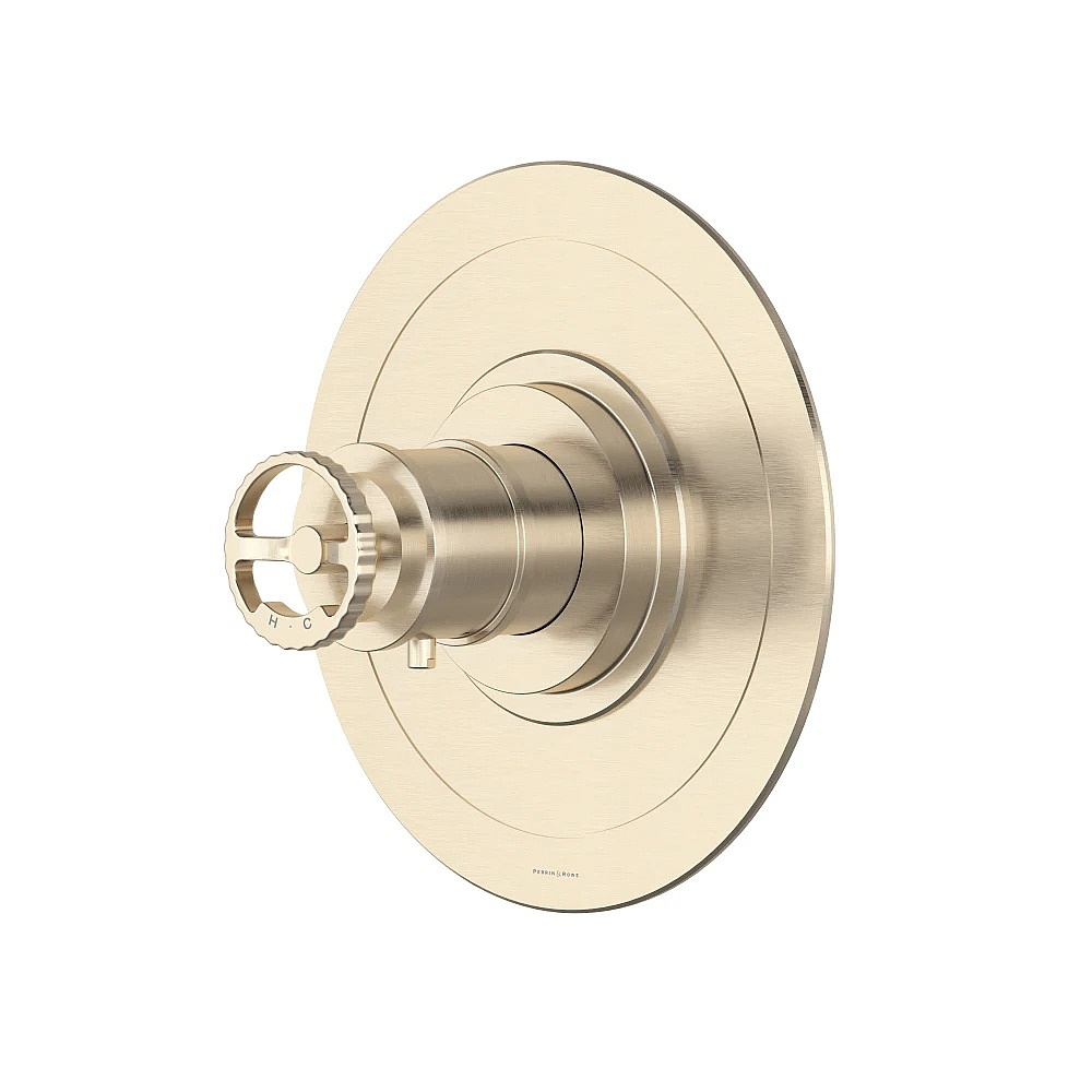 Perrin & Rowe U.TAR13W1IWSTN Armstrong™ 3/4" Thermostatic Trim Without Volume Control - Satin Nickel