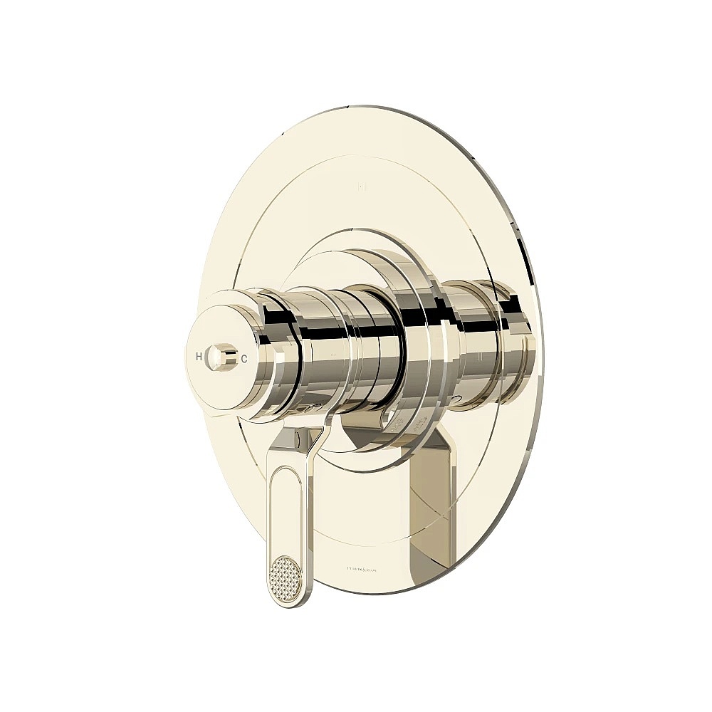 Perrin & Rowe U.TAR44W1DWPN Armstrong™ 1/2" Therm & Pressure Balance Trim With 2 Functions - Polished Nickel