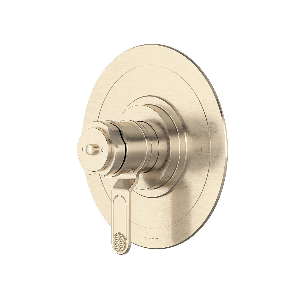 Perrin & Rowe U.TAR44W1DWSTN Armstrong™ 1/2" Therm & Pressure Balance Trim With 2 Functions - Satin Nickel