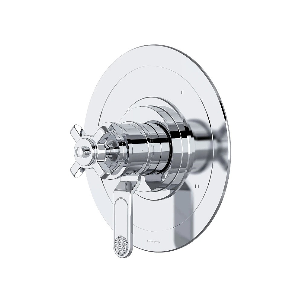 Perrin & Rowe U.TAR45W1XMAPC Armstrong™ 1/2" Therm & Pressure Balance Trim With 5 Functions - Polished Chrome