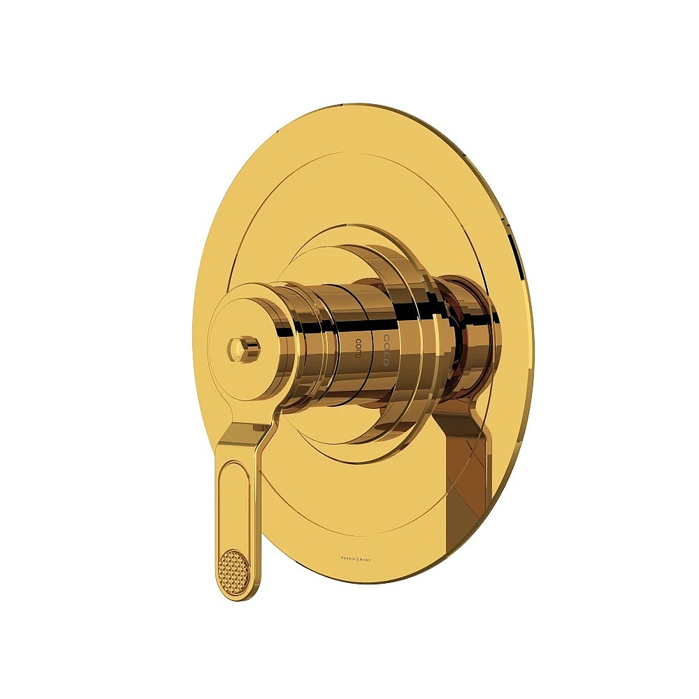 Perrin & Rowe U.TAR51W1HTULB Armstrong™ 1/2" Pressure Balance Trim - Unlacquered Brass