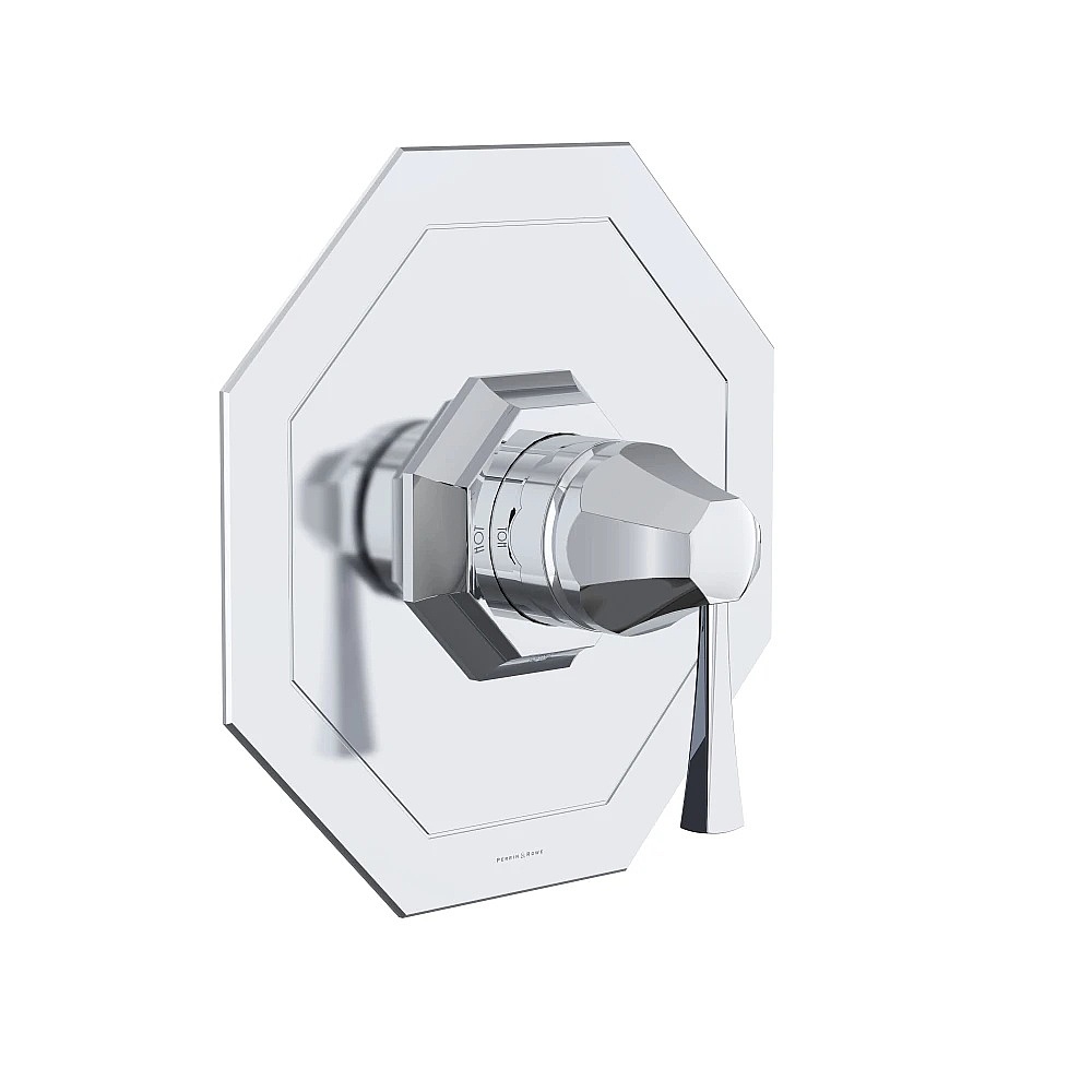 Perrin & Rowe U.TDC51W1LS-APC Deco™ 1/2" Pressure Balance Trim - Polished Chrome