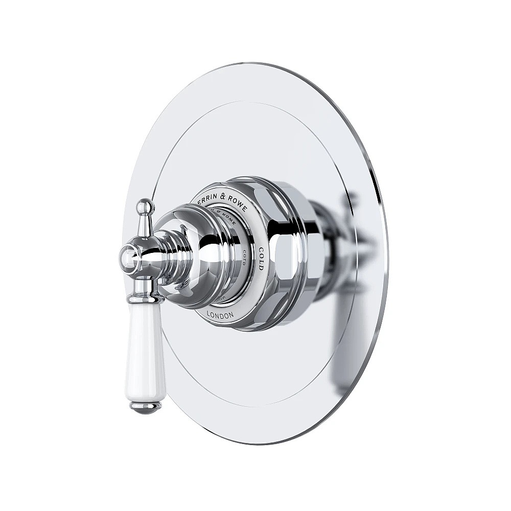 Perrin & Rowe U.TEW51W1L-APC Edwardian™ 1/2" Pressure Balance Trim - Polished Chrome