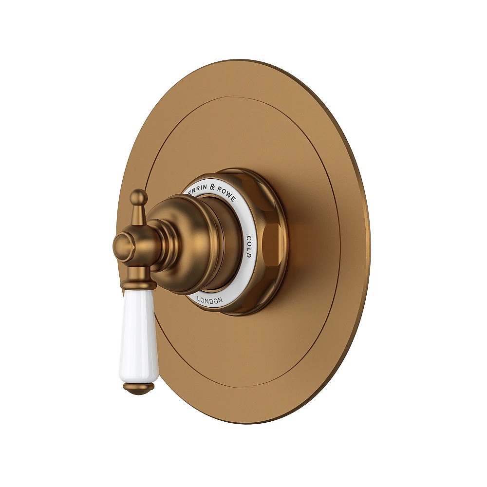 Perrin & Rowe U.TEW51W1L-EB Edwardian™ 1/2" Pressure Balance Trim - English Bronze