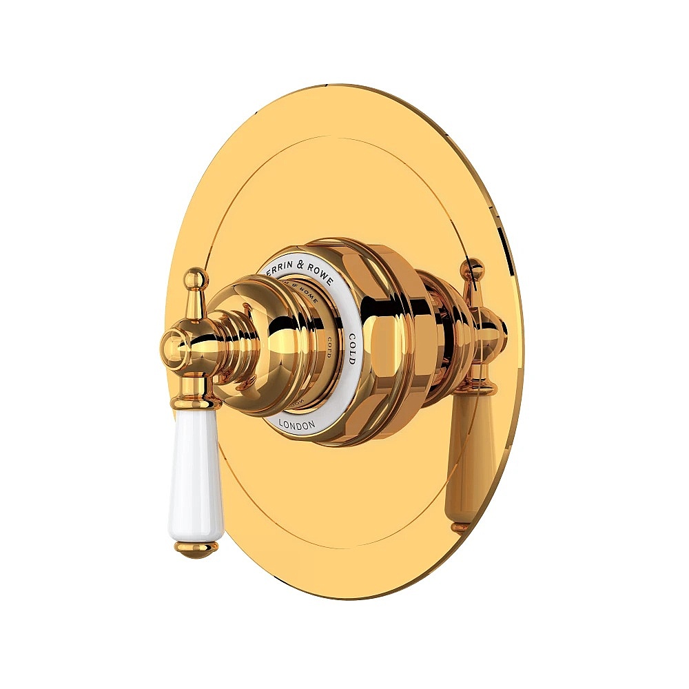 Perrin & Rowe U.TEW51W1L-EG Edwardian™ 1/2" Pressure Balance Trim - English Gold