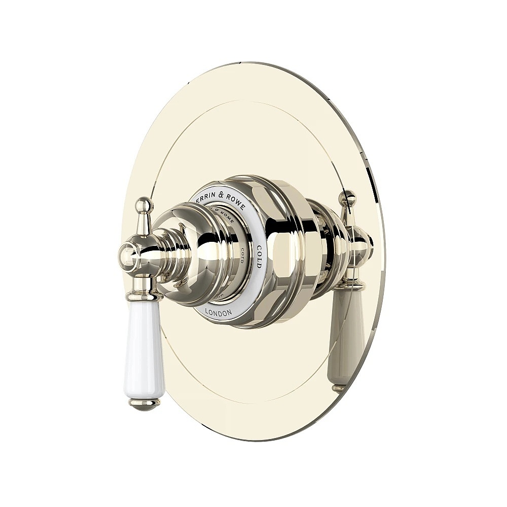 Perrin & Rowe U.TEW51W1L-PN Edwardian™ 1/2" Pressure Balance Trim - Polished Nickel