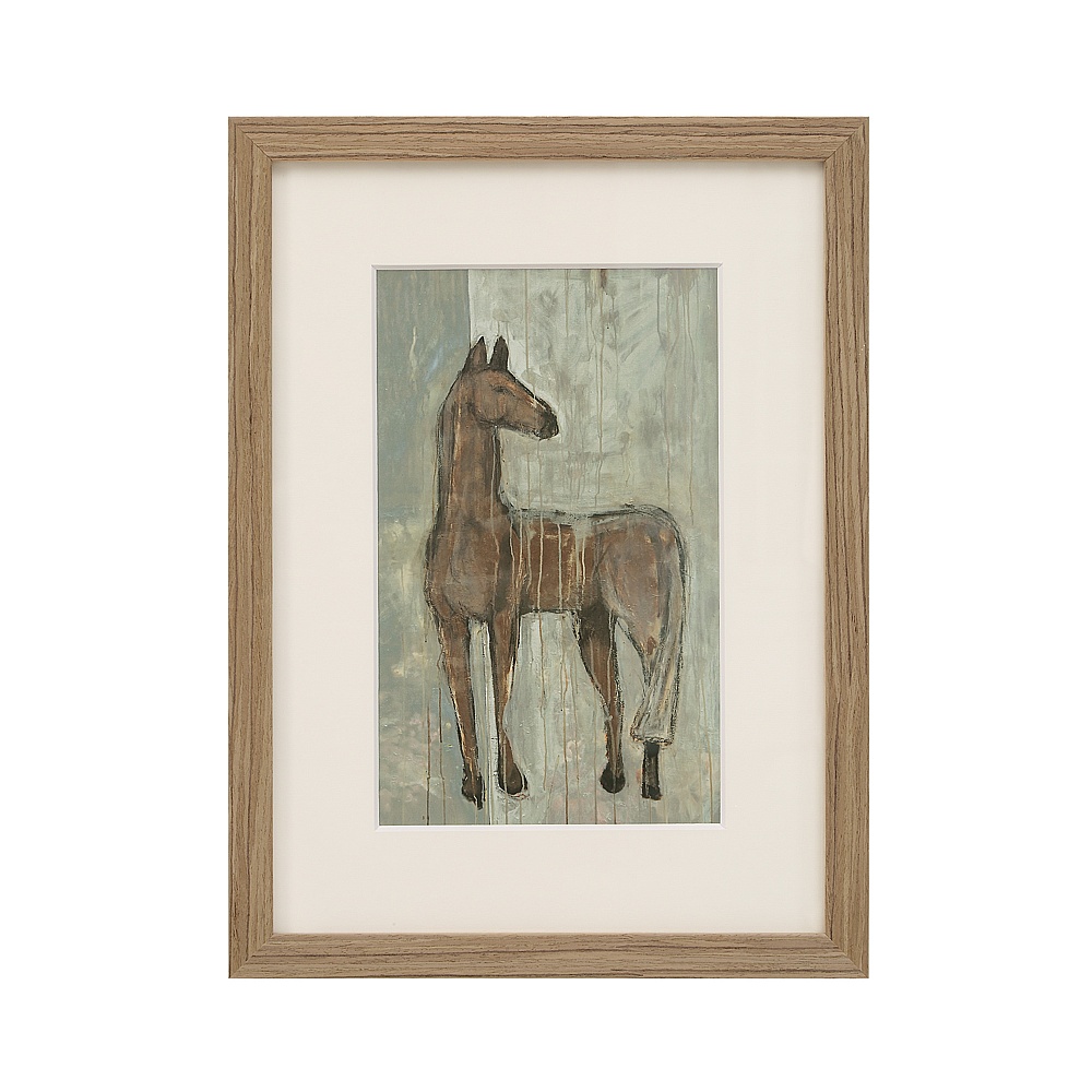 Renwil PA0051 Julien 12" Wide Wall Decor - Medium Walnut