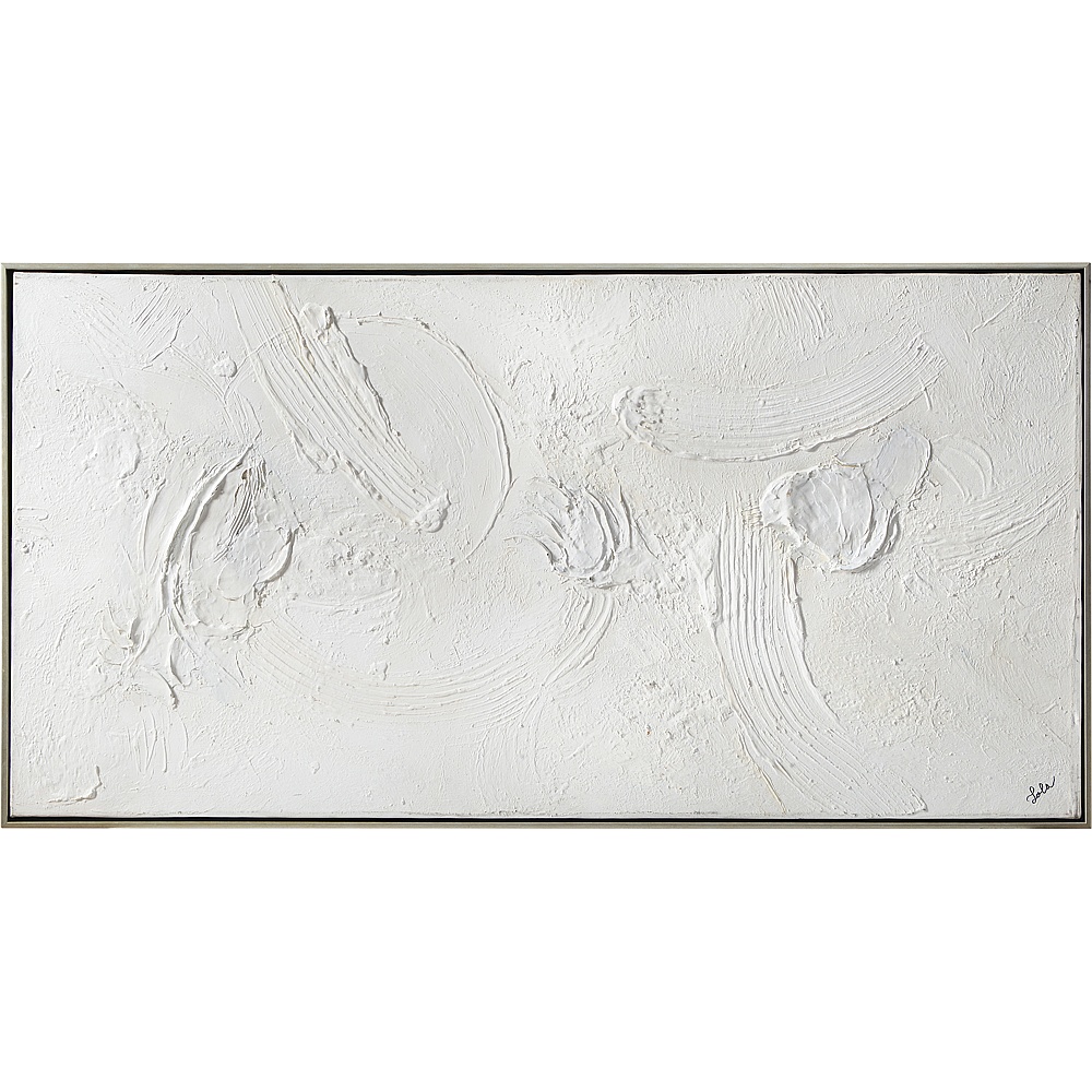Renwil OL1901 Yanno 30" Wide Canvas Art - Silver