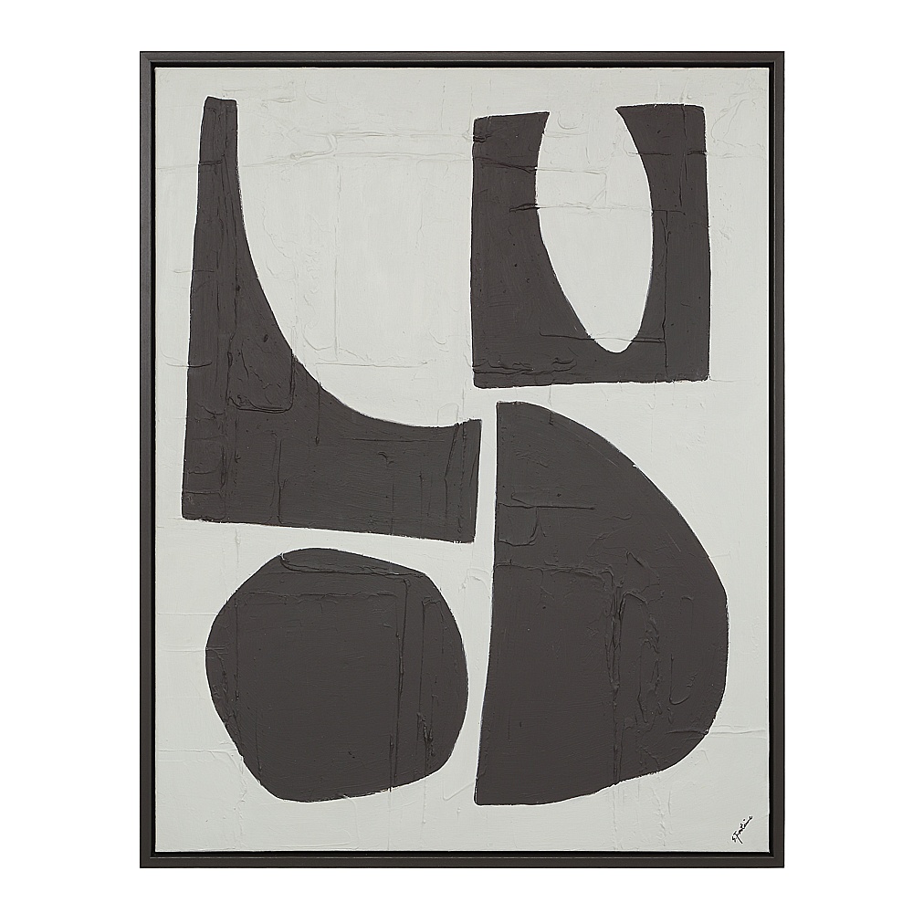 Renwil OL2186 Castagno 50" H x 40" W Canvas Art - Brown