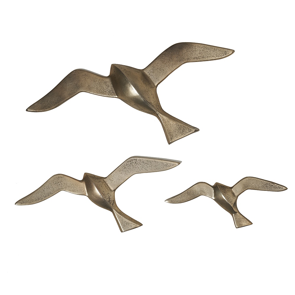 Renwil W6743 Stevens 3 Piece Wide Wall Decor - Yellow