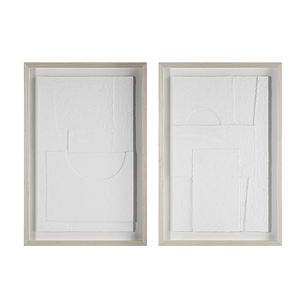 Renwil W6781 Linen 24.0" Wide Wall Decor - Printed Artwork (2 Piece Set)