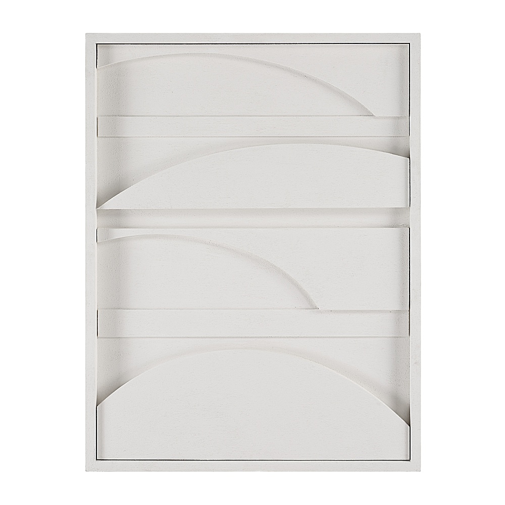 Renwil W6749 Cadieux 30" Wide Wall Decor - Matte White