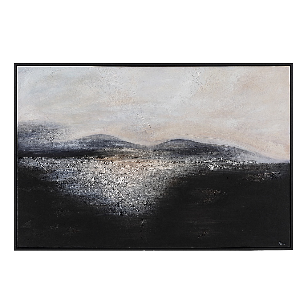 Renwil OL2177 Suez 40" H x 60" W Canvas Art - Blue