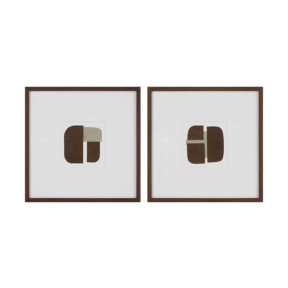 Renwil W6779 Edge 24.0" Wide Wall Decor - Printed Artwork (2 Piece Set)