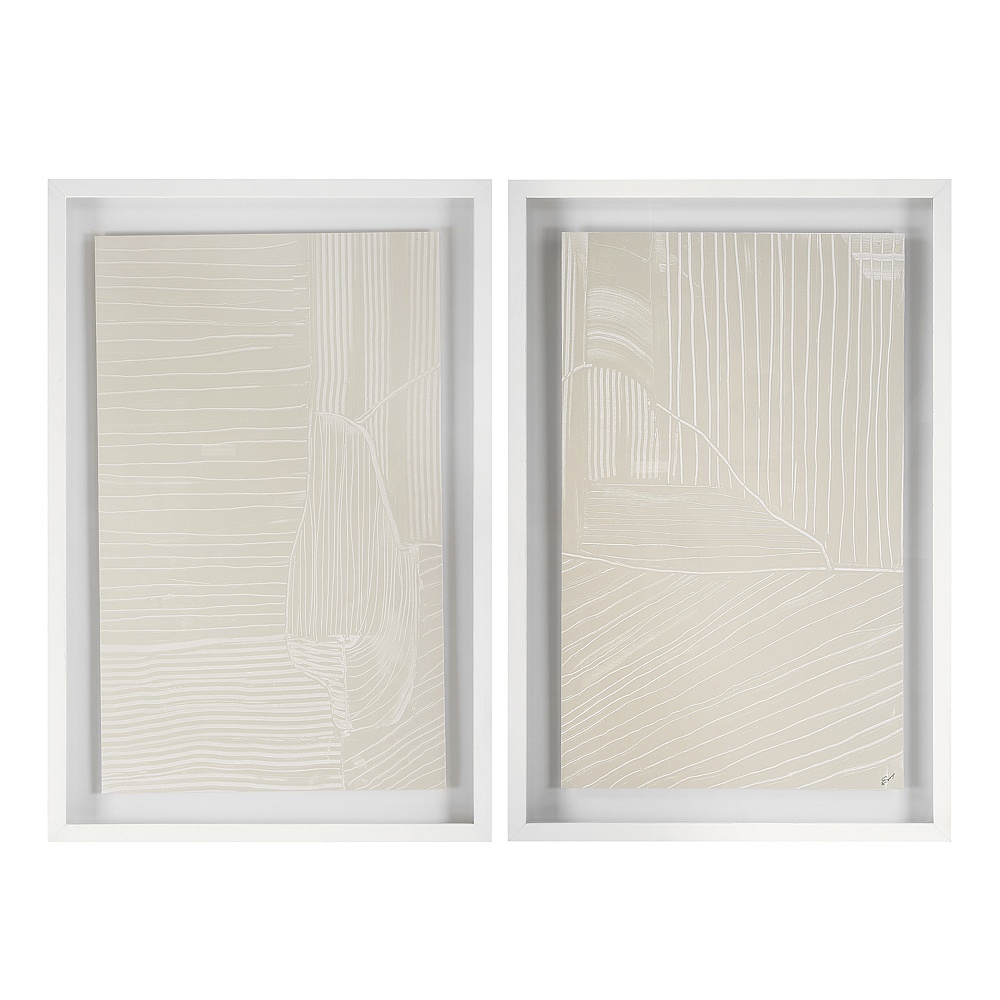 Renwil PA0047 Marlon 24.0" Wide Wall Decor - Printed Artwork (2 Piece Set)