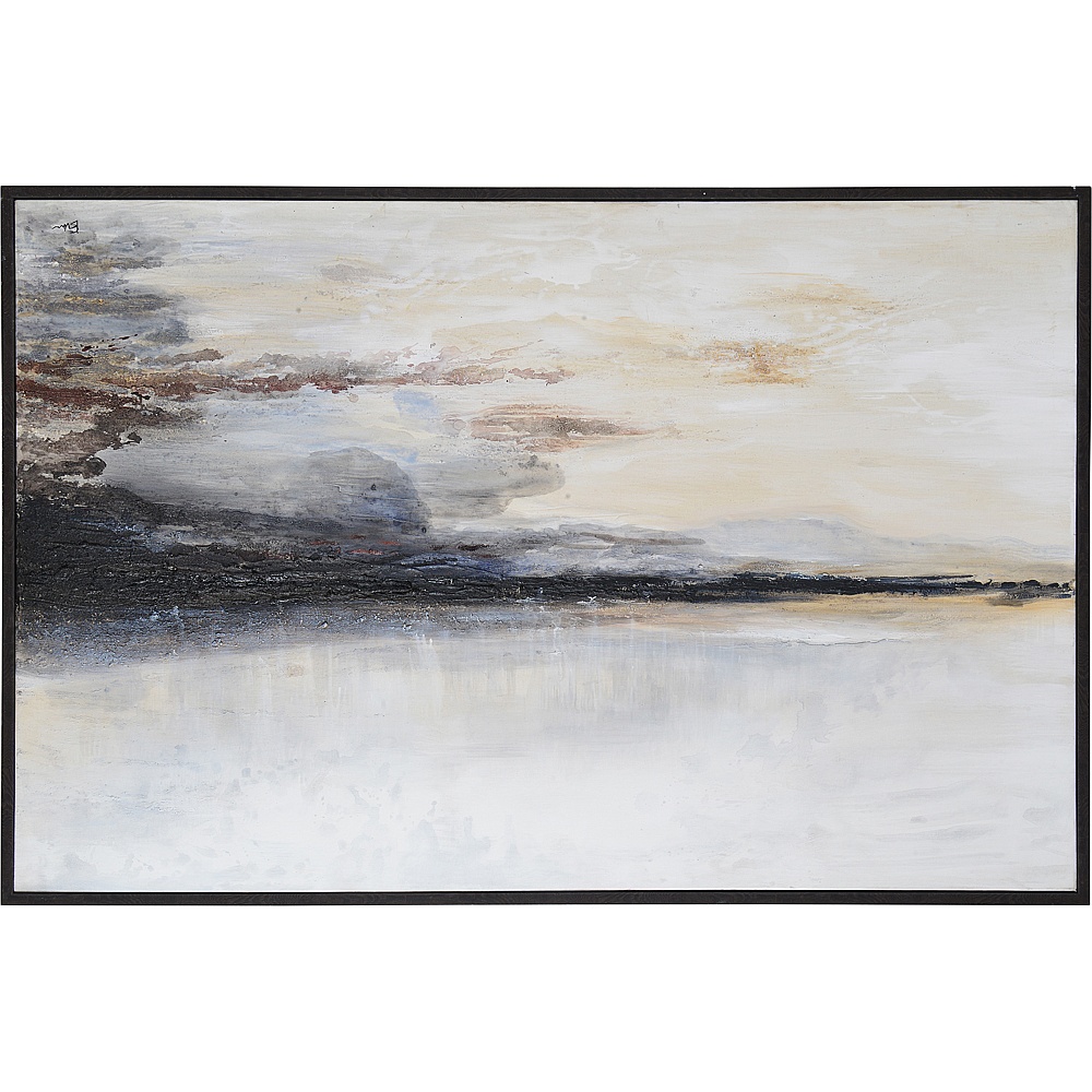 Renwil OL1890 Warran 40" Wide Canvas Art - Black