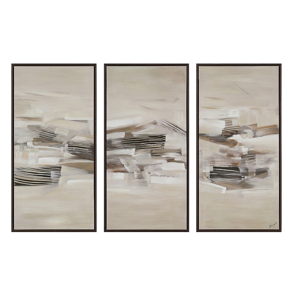 Renwil OL2239 Lux 40" H x 20" W Canvas Art - (3 Piece Set)