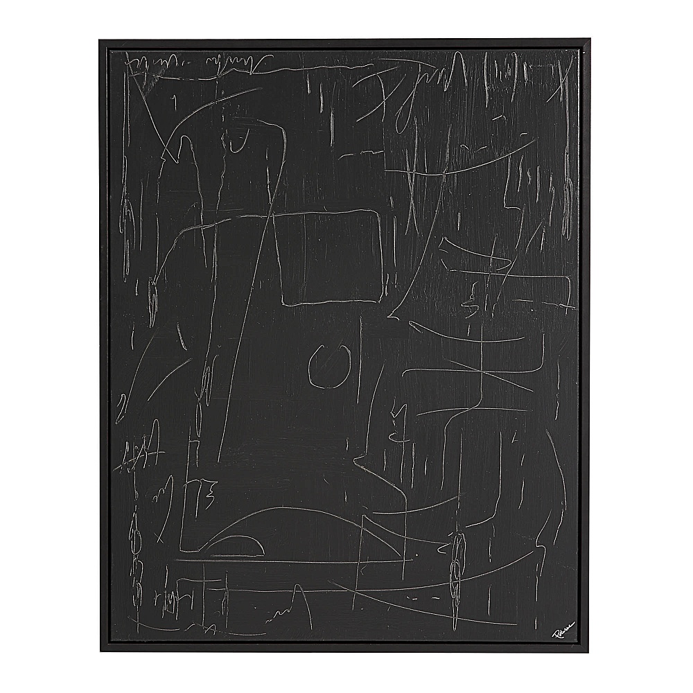 Renwil OL2129 Haiku 40" Wide Canvas Art - Black