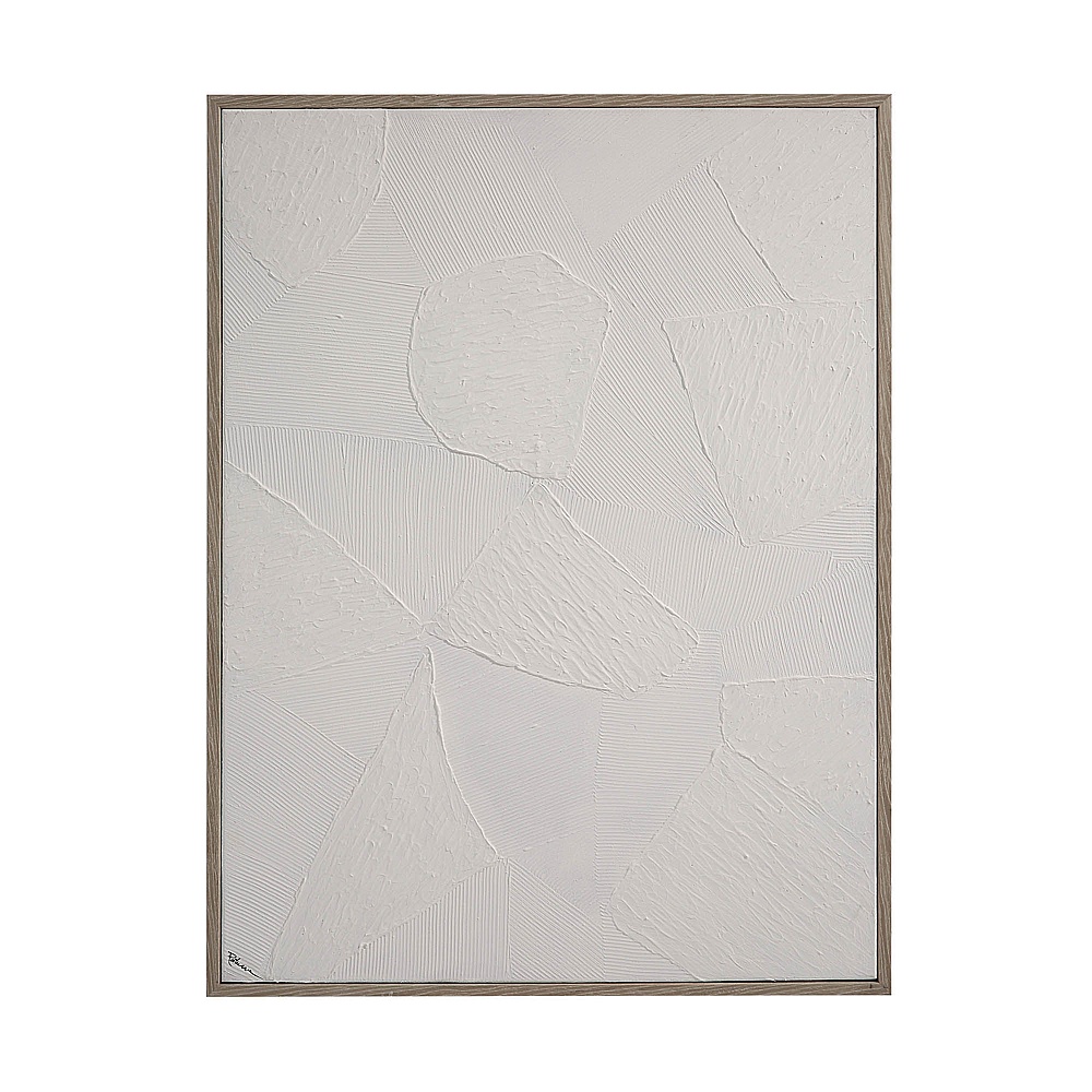 Renwil OL2128 Cairns 48" Wide Canvas Art - White