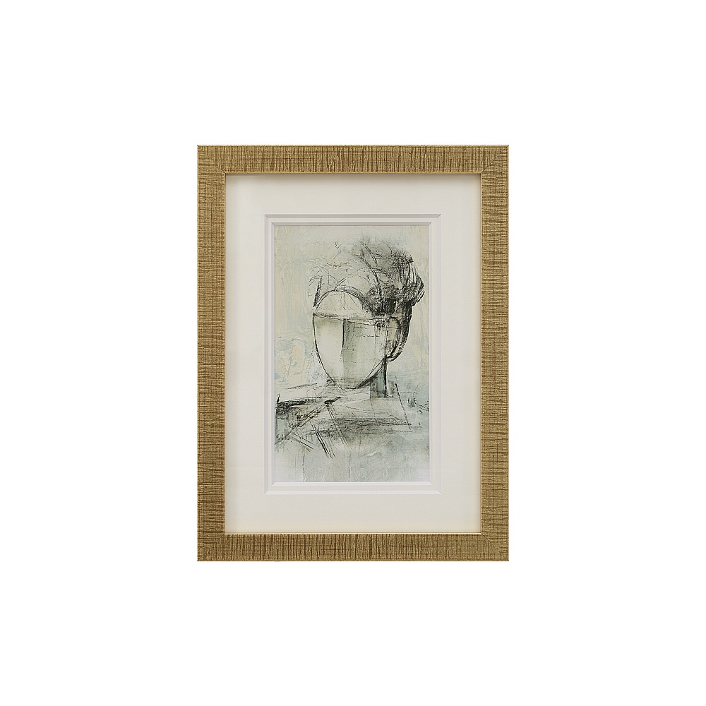 Renwil PA0057 Bellie 9" Wide Wall Decor - Antique Brass