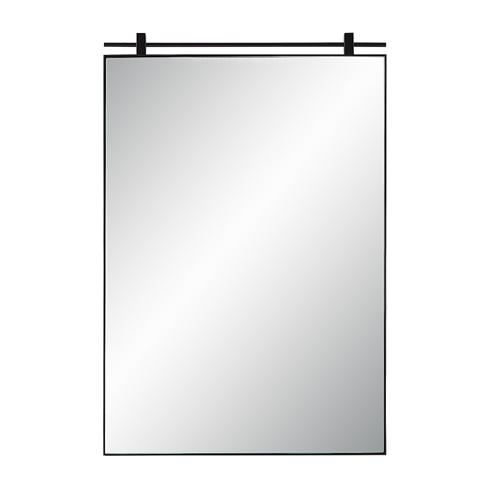 Renwil MT2633 Titel 36" Tall Rectangular Mirror - Matte Black