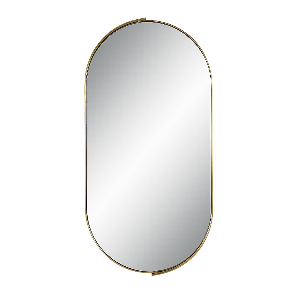 Renwil MT2537 Aleah 40" Tall Oval Wall Mirror - Yellow