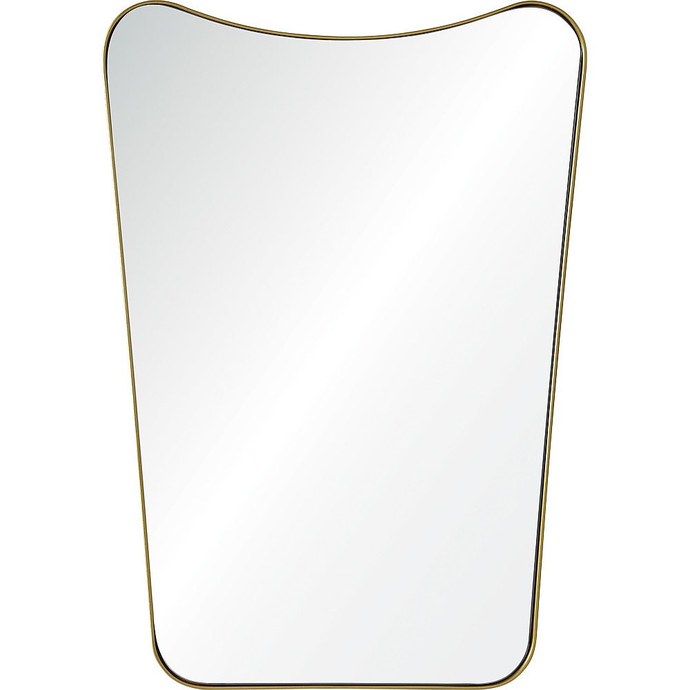 Renwil MT1697 Tufa 28" Tall Rectangle Wall Mirror - Yellow