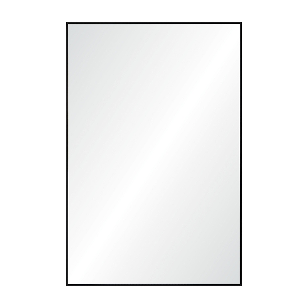Renwil MT2548 Amara 45" Tall Rectangle Wall Mirror - Black