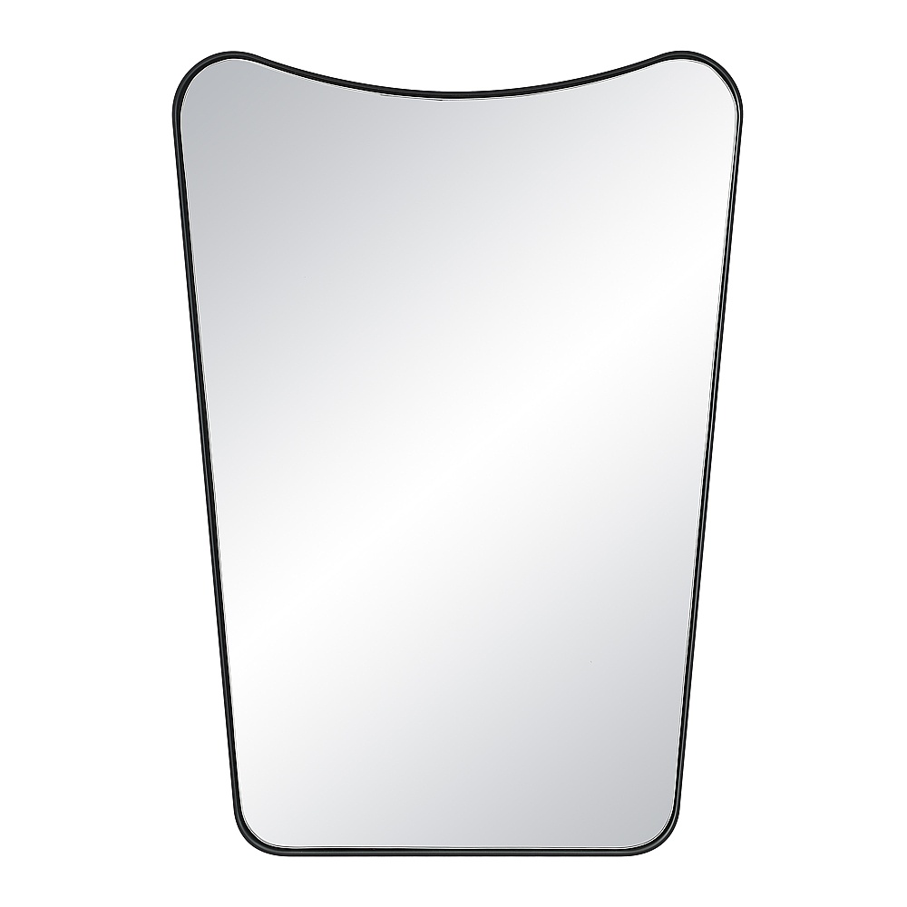 Renwil MT2676 Kateri 28" Tall Irregular Wall Mirror - Black