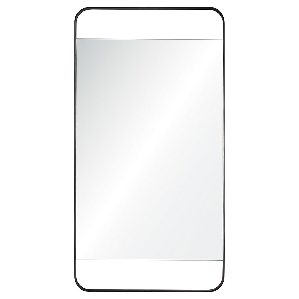 Renwil MT1627 Tiffey 38.2" Tall Rectangle Wall Mirror - Grey