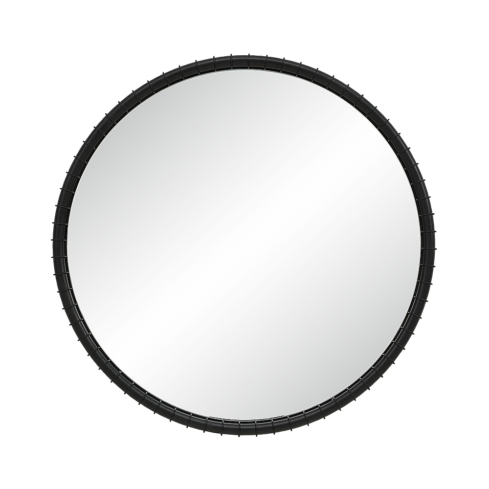 Renwil MT2763 Timo 40.5" H x 40.5" W Wall Mirror - Matte Black