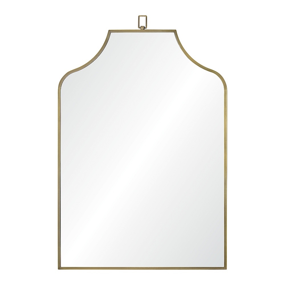 Renwil MT2547 Calliope 45" Tall Irregular Wall Mirror - Yellow