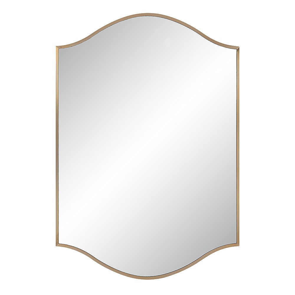 Renwil MT2617 Florianne 36" Tall Rectangular Arch Mirror - Champagne
