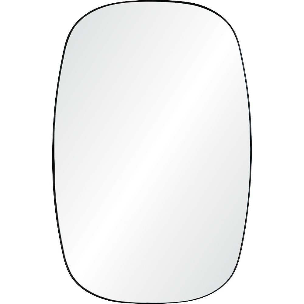 Renwil MT2449 Bergen 36" Tall Rectangle Wall Mirror - Black