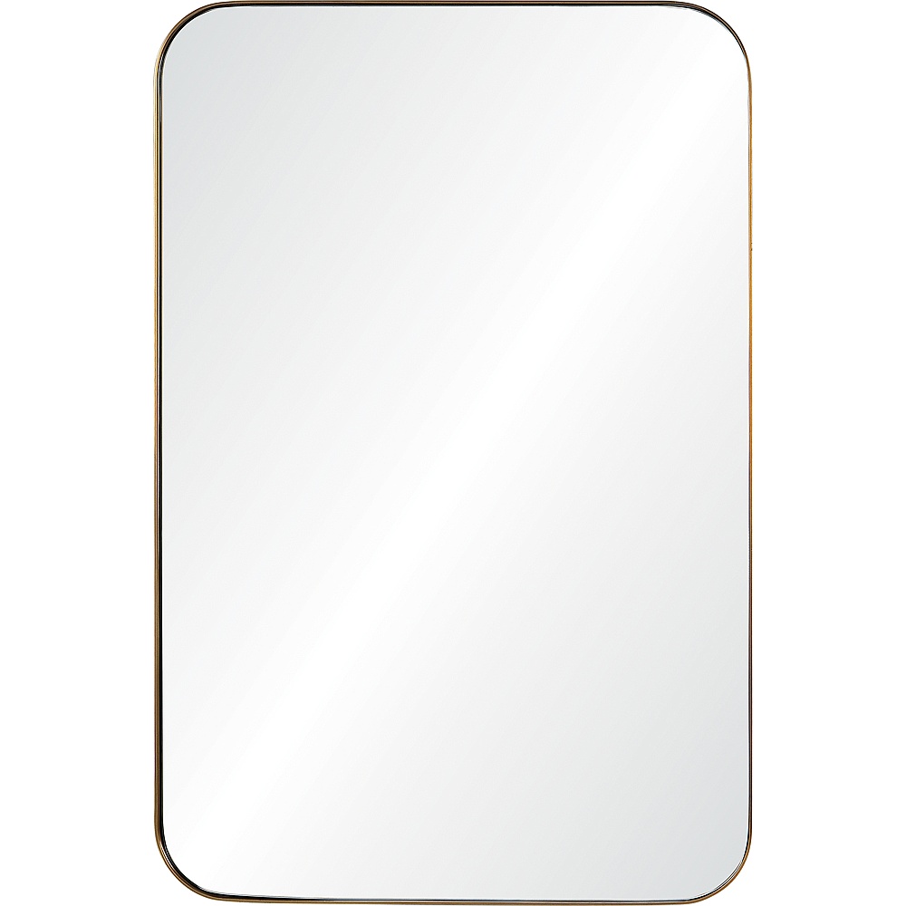 Renwil MT2416 Edwin 36" Tall Rectangle Wall Mirror - Yellow