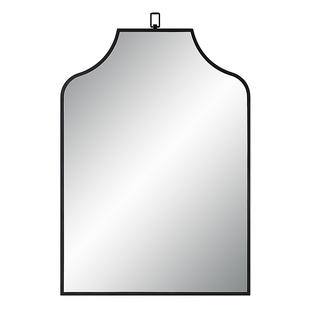 Renwil MT2639 Breda 45" Tall Recatangular Arch Mirror - Matte Black