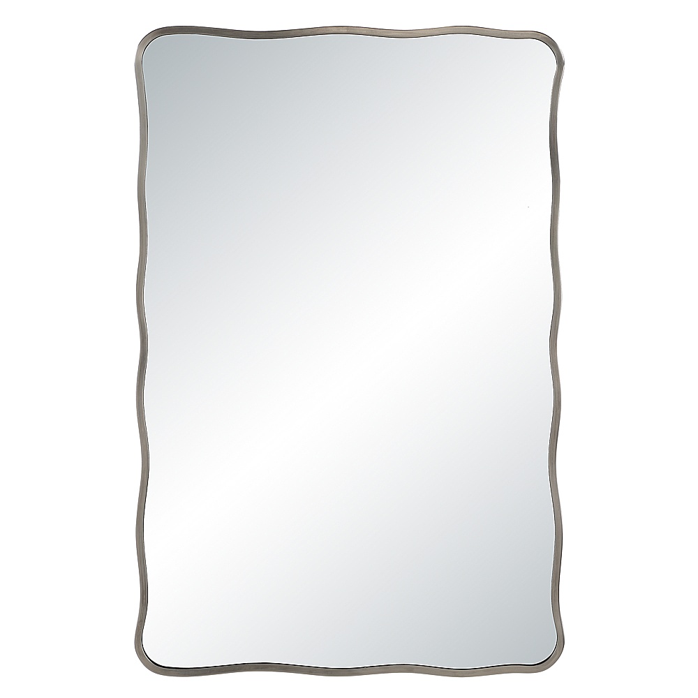 Renwil MT2736 Balsa 36" H x 24" W Wall Mirror - Silver